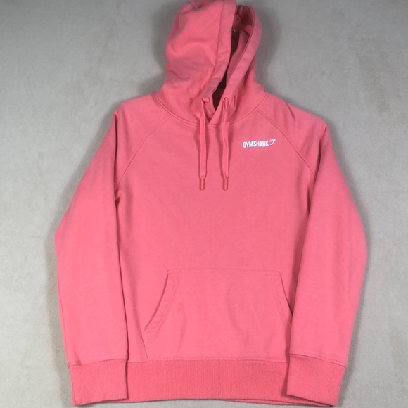 Gymshark Tops - Pink Gym Shark Hoodie size M womens no tag inside
